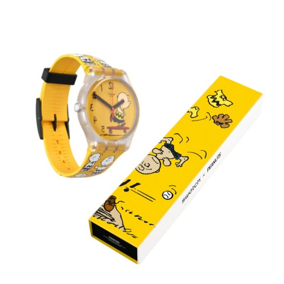 Swatch Other - Swatch x Peanuts Pow Wow Charlie Brown Snoopy Characters Watch New